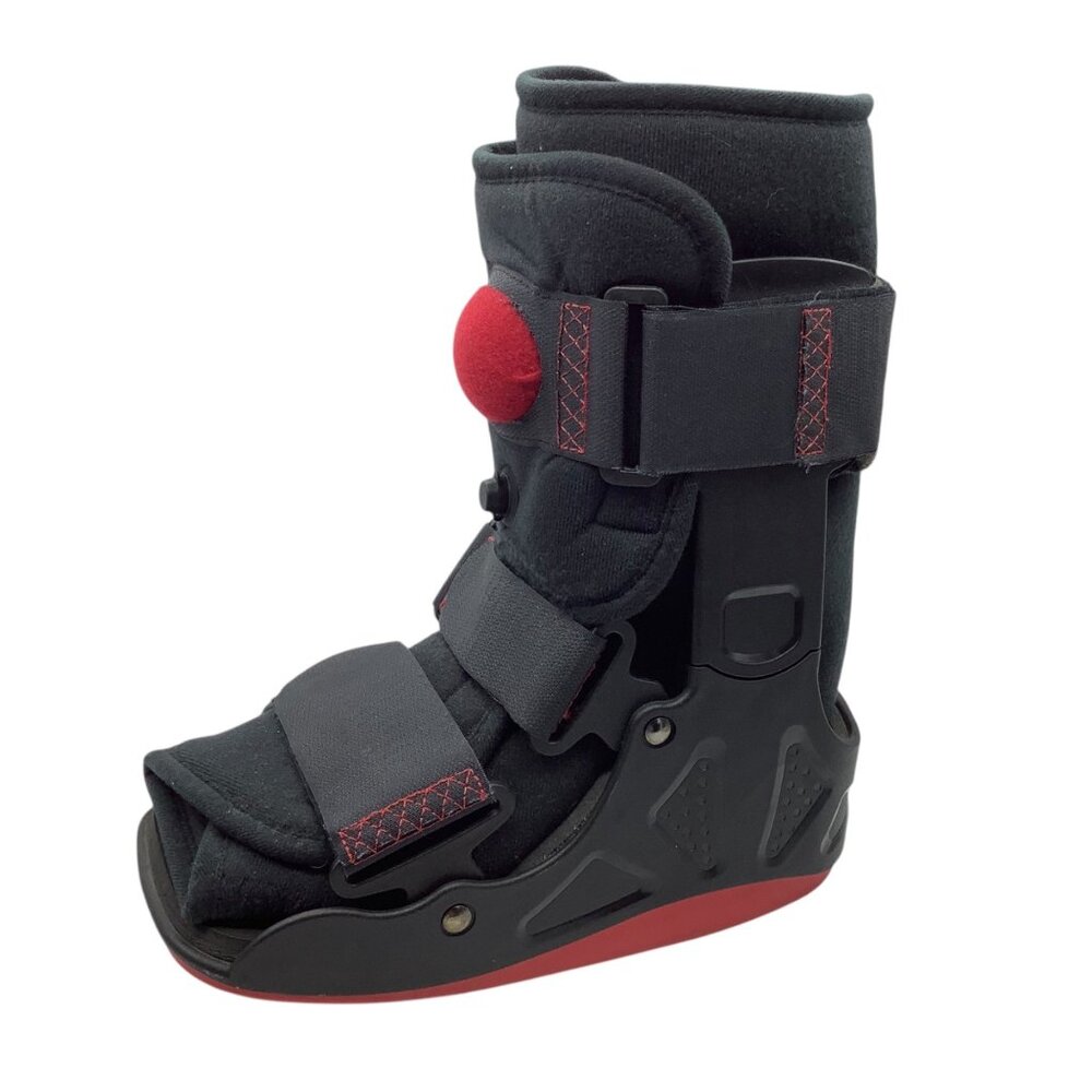 XP Walker Boot Brace Black Red Foot Support & Protection Adult‎ Small